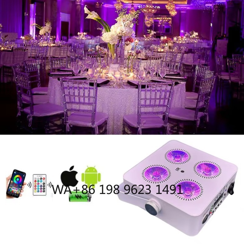 4X18W Flat Mini LED Par Light  - Event Party Dj 评论和价格