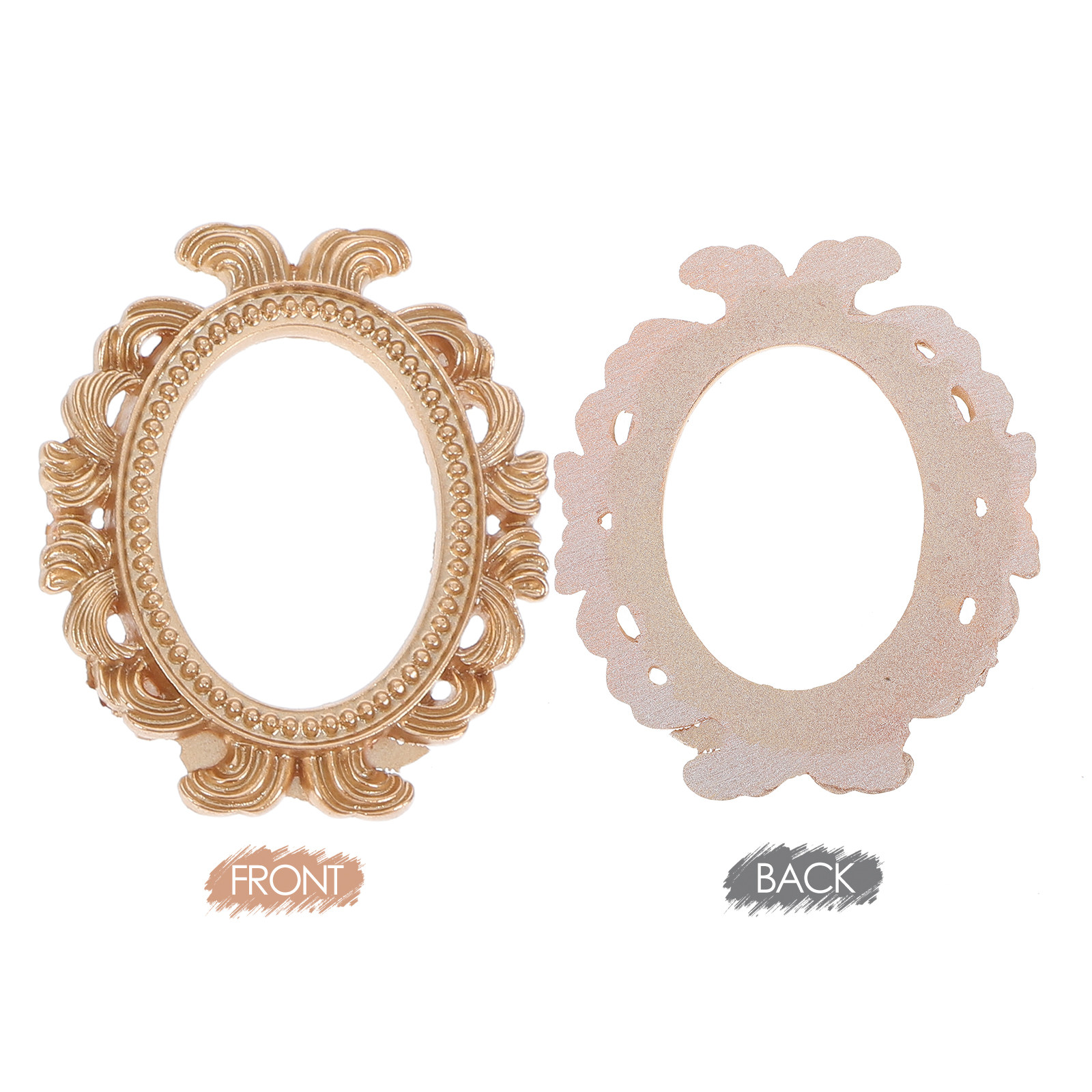 4Pcs Vintage Resin Mini Pictur - Photo Booth Frame 评论和价格