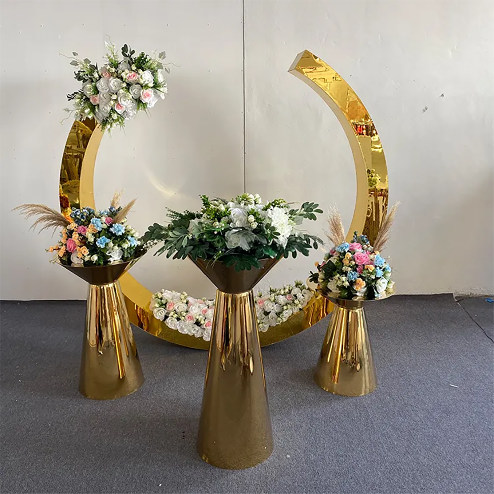 Hot Sale Gold Trim Flower Acry - Party Event Supplier 评论和价格