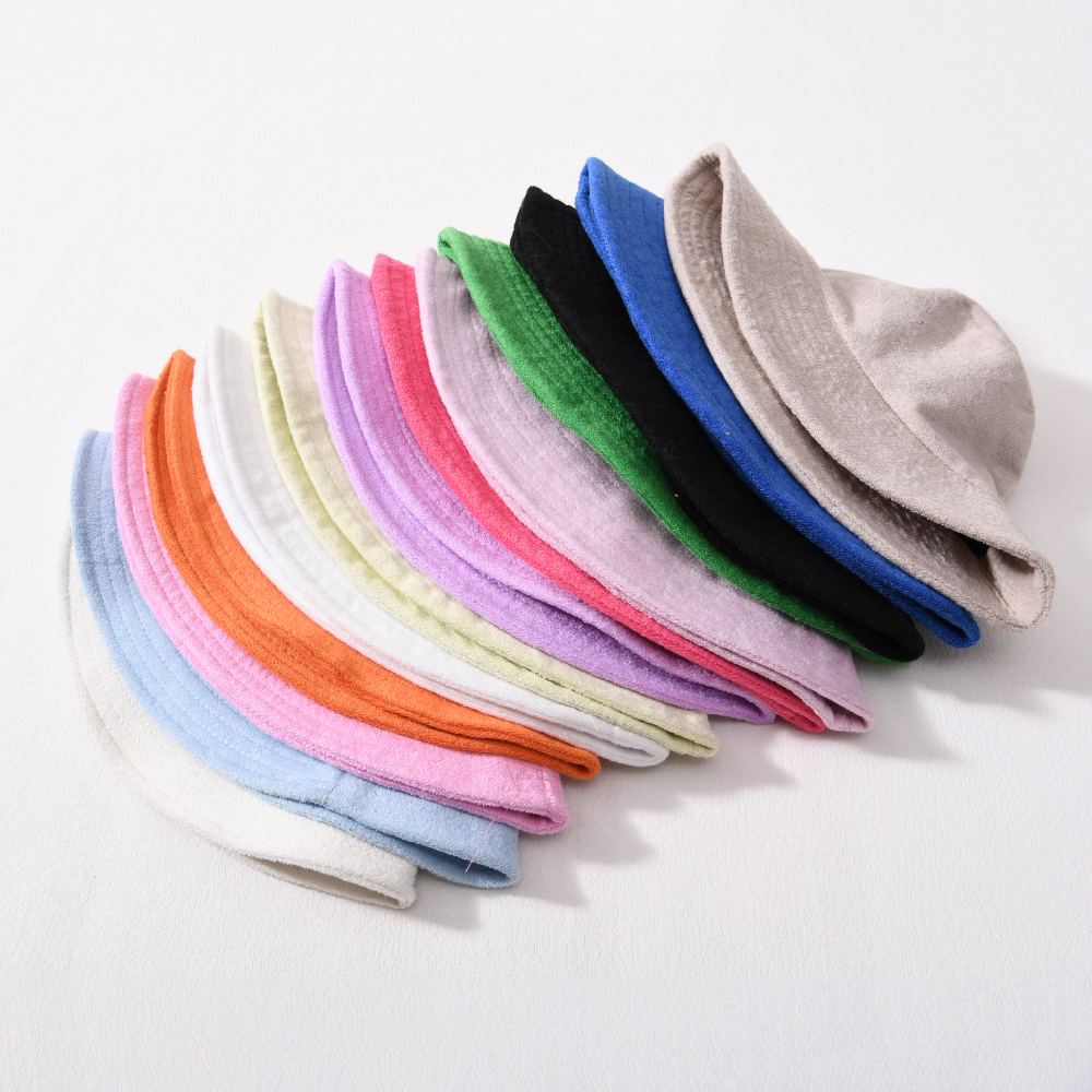 Simple Terry Cloth Towel Bucke - Cotton Candy Cone 评论和价格