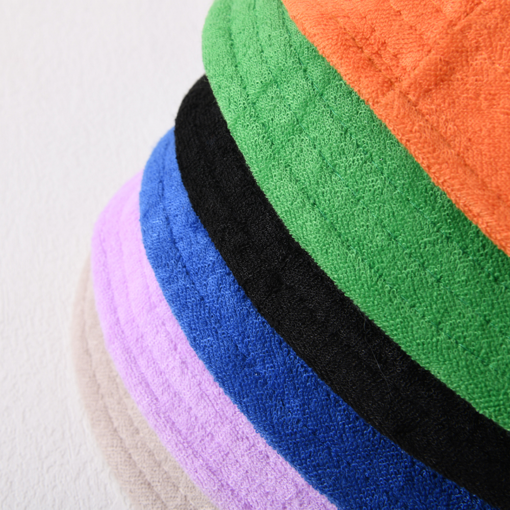 Simple Terry Cloth Towel Bucke - Cotton Candy Cone 评论和价格
