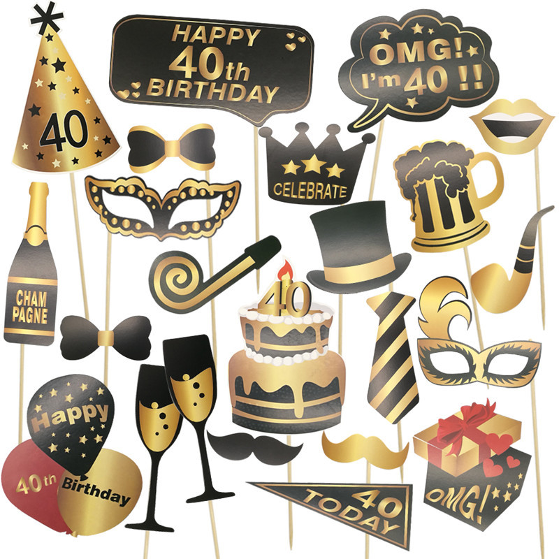 30 40 50 60 Birthday Photo Boo - Photo Booth Frame 评论和价格