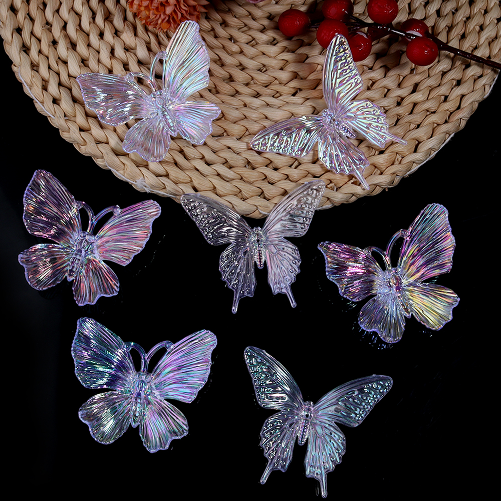 5pcs Acrylic Butterfly Gradien - Event Suppliers 评论和价格
