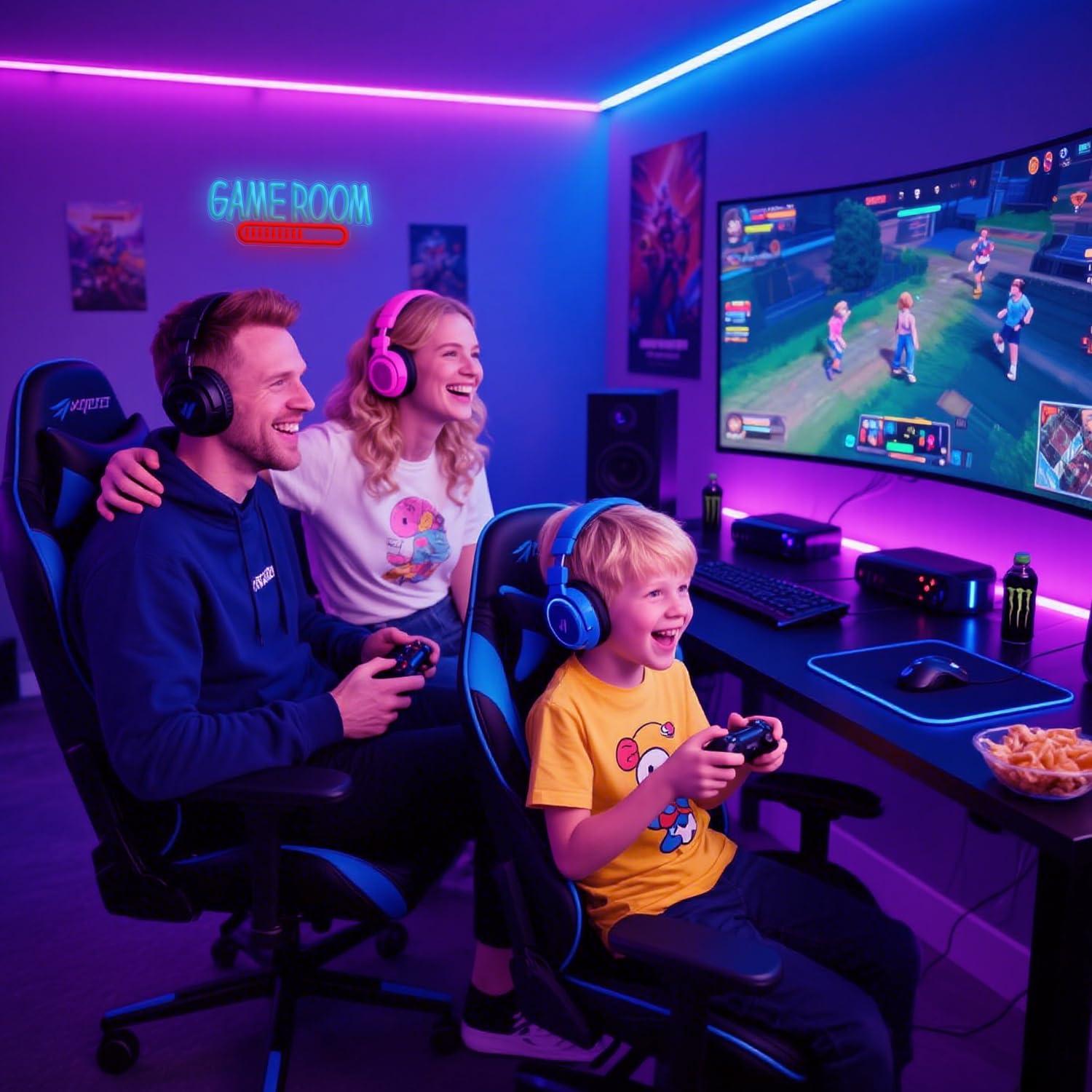 Game Room Neon Sign USB Powere - Neon Sign Party 评论和价格