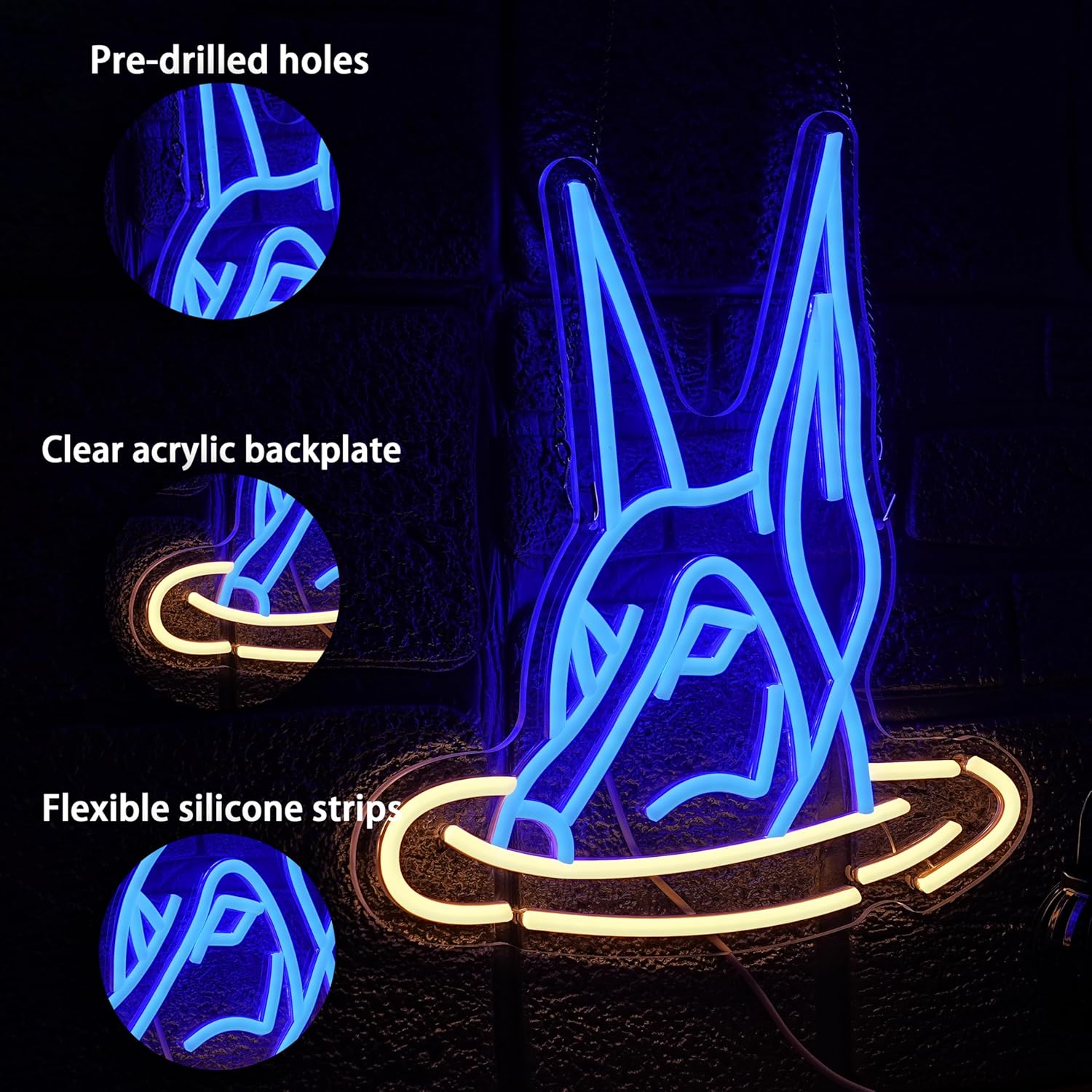 Doberman Dog Neon Sign Art Wal - Neon Sign Party 评论和价格