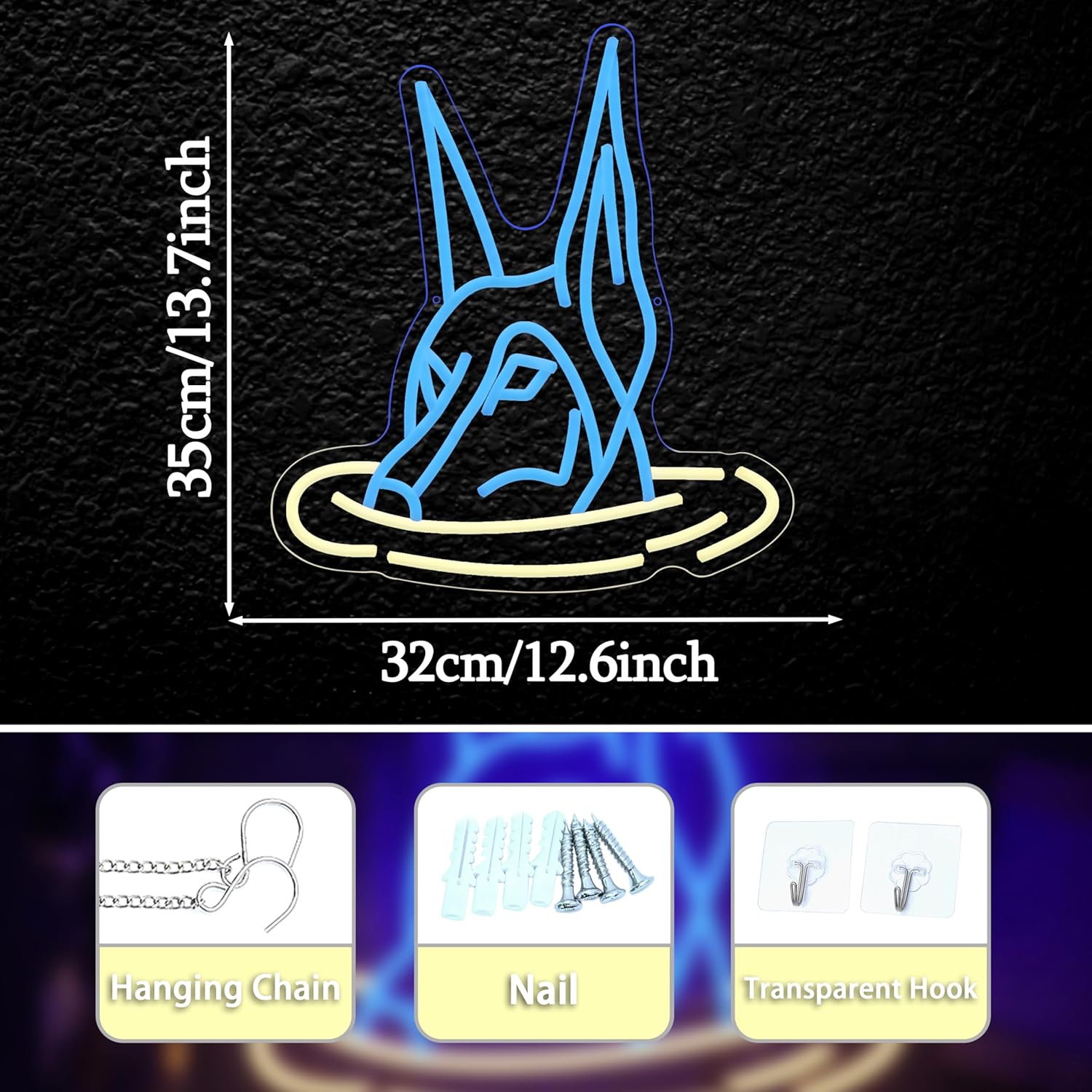 Doberman Dog Neon Sign Art Wal - Neon Sign Party 评论和价格