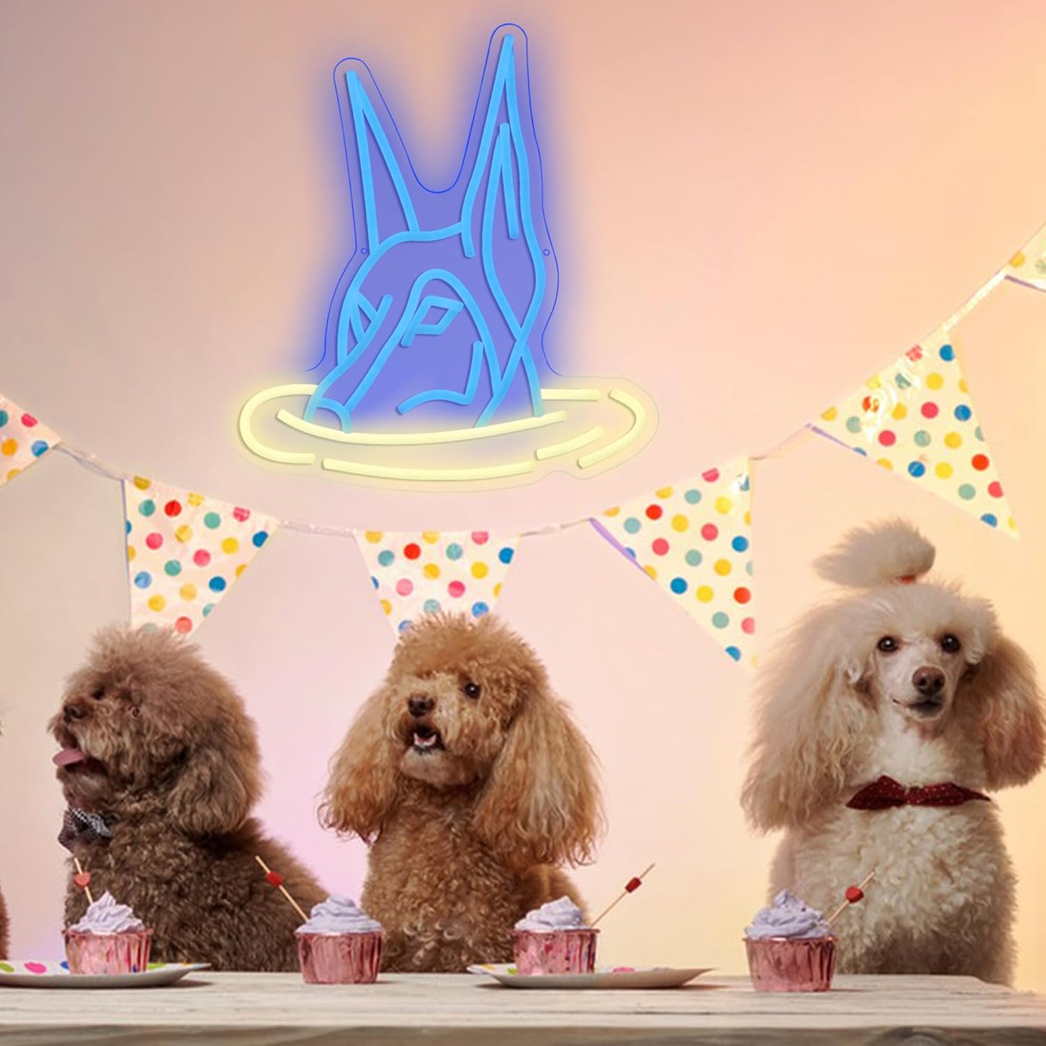 Doberman Dog Neon Sign Art Wal - Neon Sign Party 评论和价格