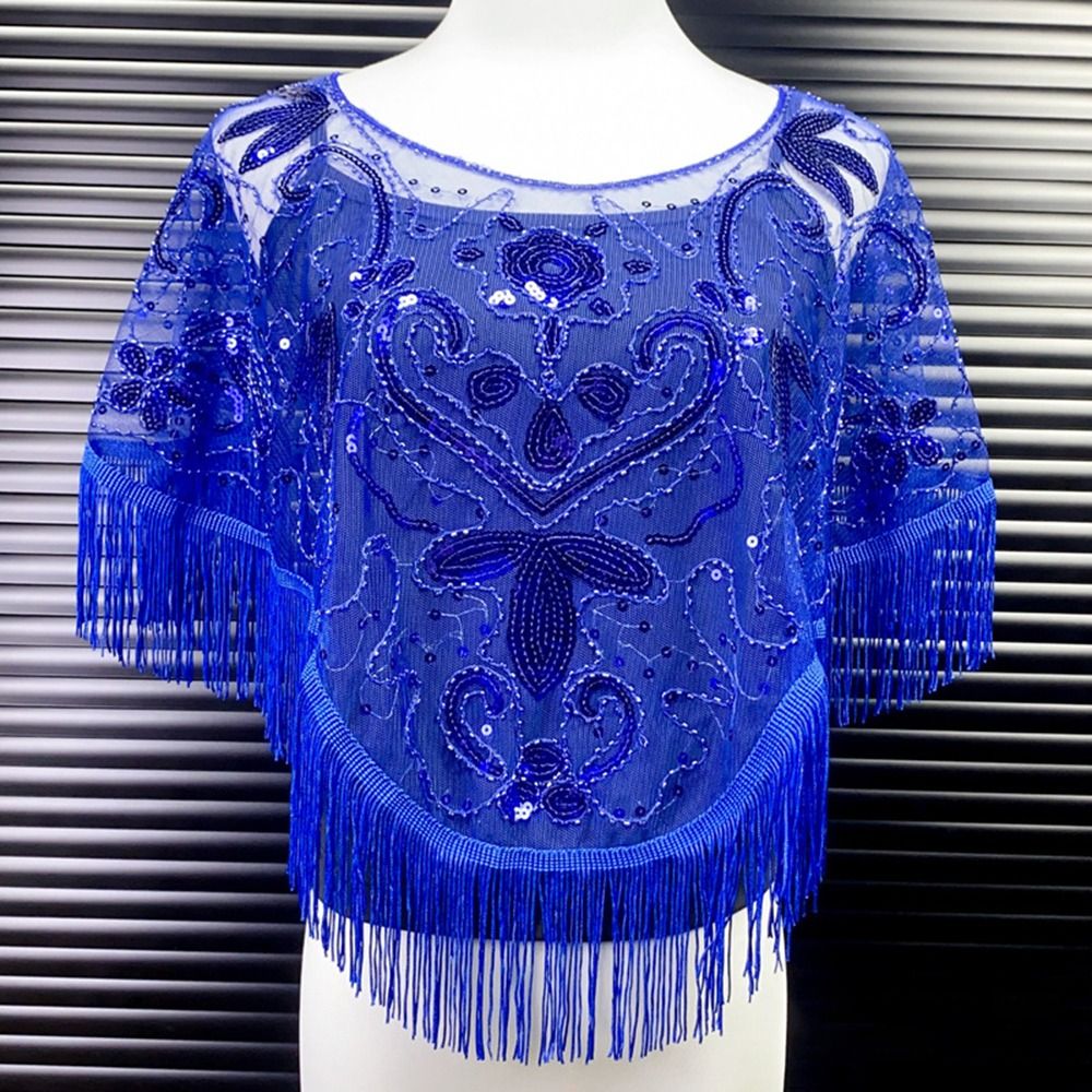 Fashion Sequin Bead Women Tull - Glitter Tablecloth 评论和价格