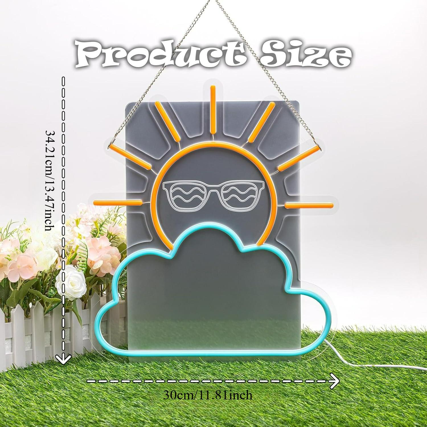Sunrise Sunset Neon Sign USB P - Neon Sign Party 评论和价格