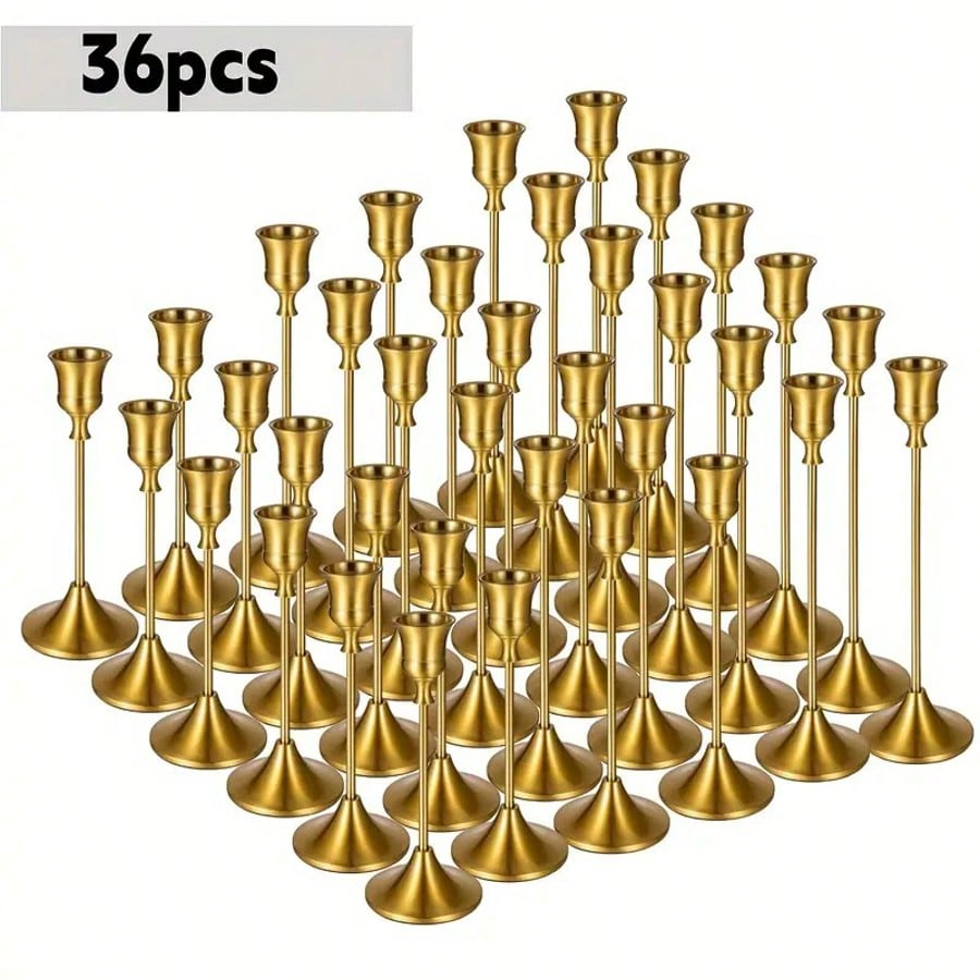 36 Pcs Taper Candle Holders Bu - Centerpiece Stick 评论和价格
