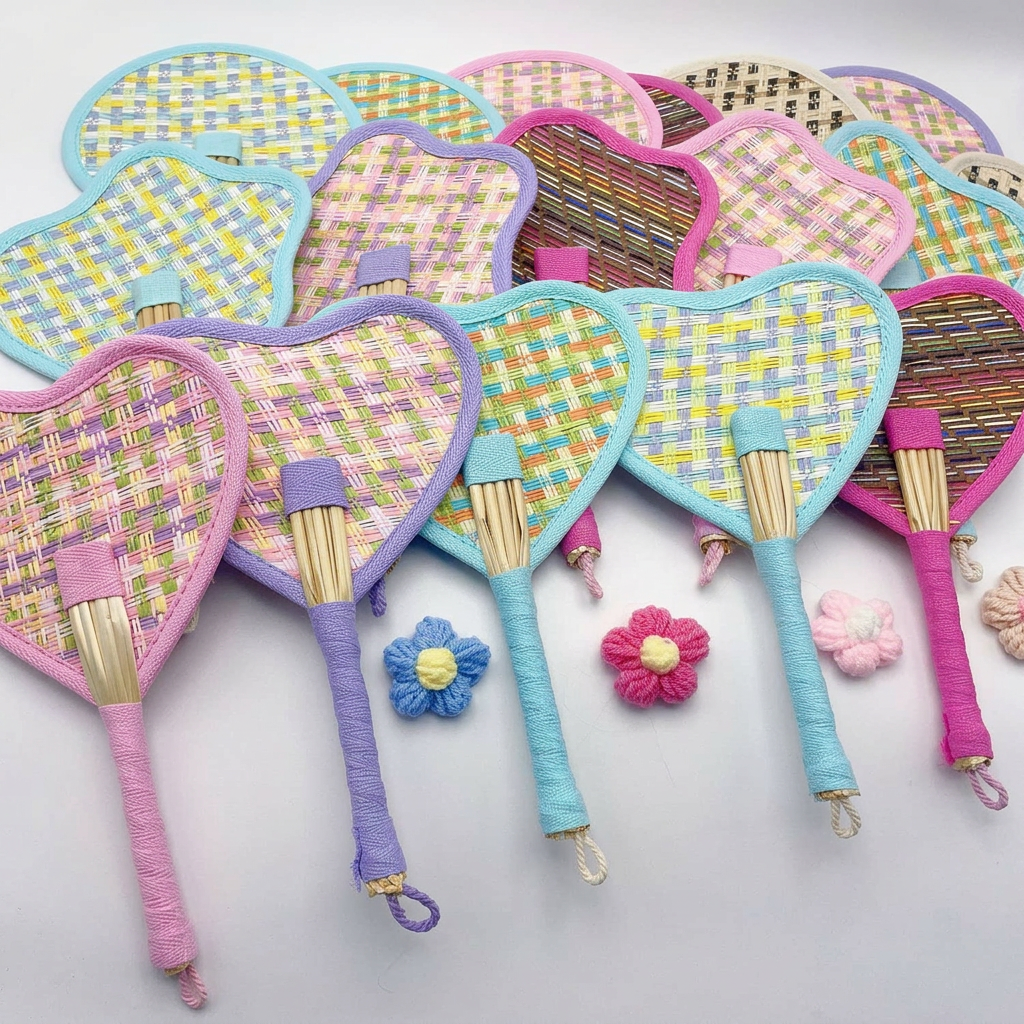 Portable Cooling Fan Colorful  - Paper Straw Color 评论和价格