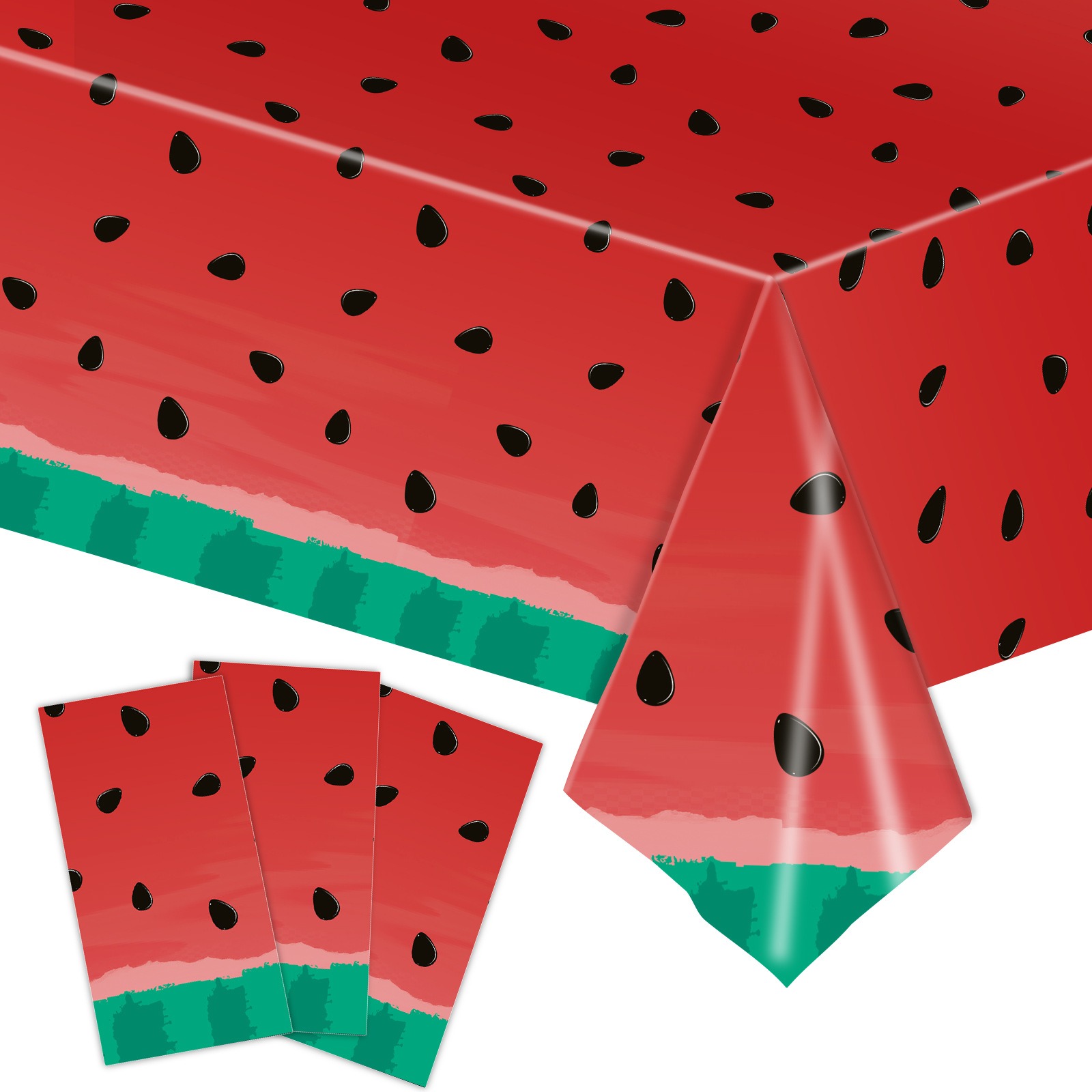 Summer Watermelon Party Tablec - Table Cloth Disposable 评论和价格