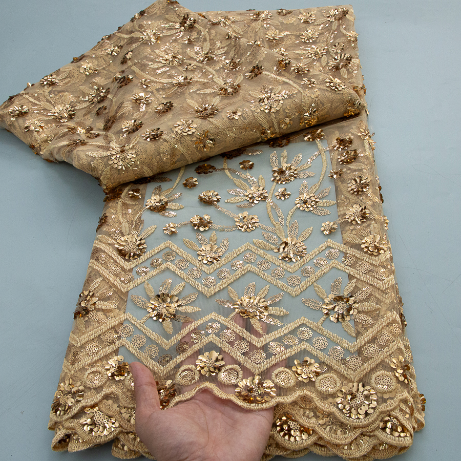 2026 French Sequins Lace Fabri - Glitter Tablecloth 评论和价格