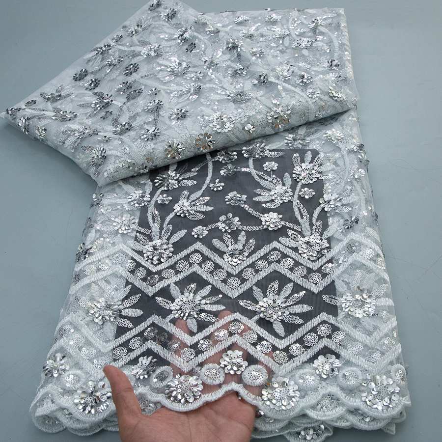 2026 French Sequins Lace Fabri - Glitter Tablecloth 评论和价格