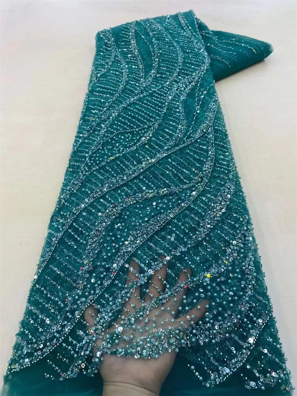 Wholesale 2025 African Sequins - Glitter Tablecloth 评论和价格