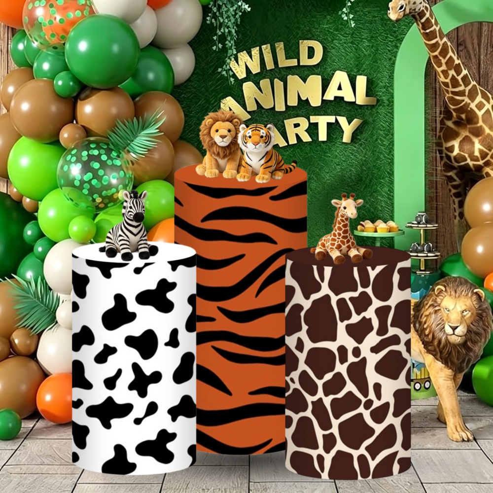 Safari Cylinder Pedestal Stand - Dessert Table Backdrop 评论和价格