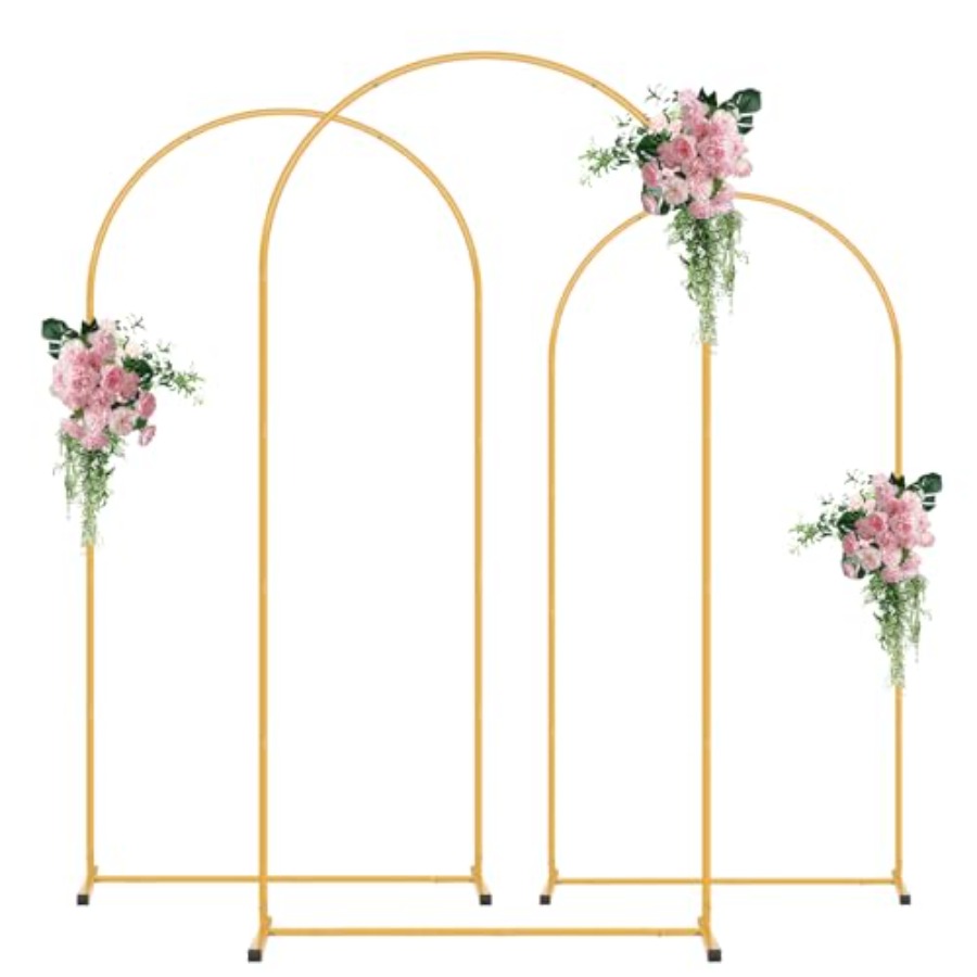 Metal Arch Backdrop Stand Set  - Balloon Arch Kit 评论和价格