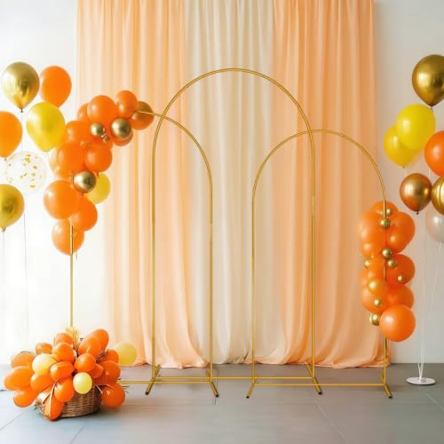 Metal Arch Backdrop Stand Set  - Balloon Arch Kit 评论和价格