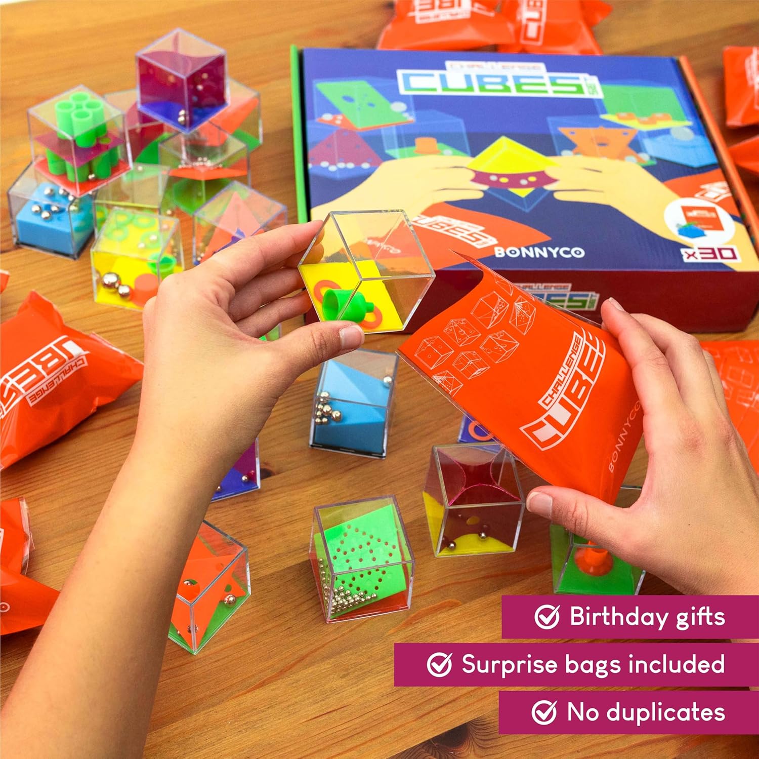Brain Teaser Puzzles Cubes Pac - Party Favor Bag 评论和价格