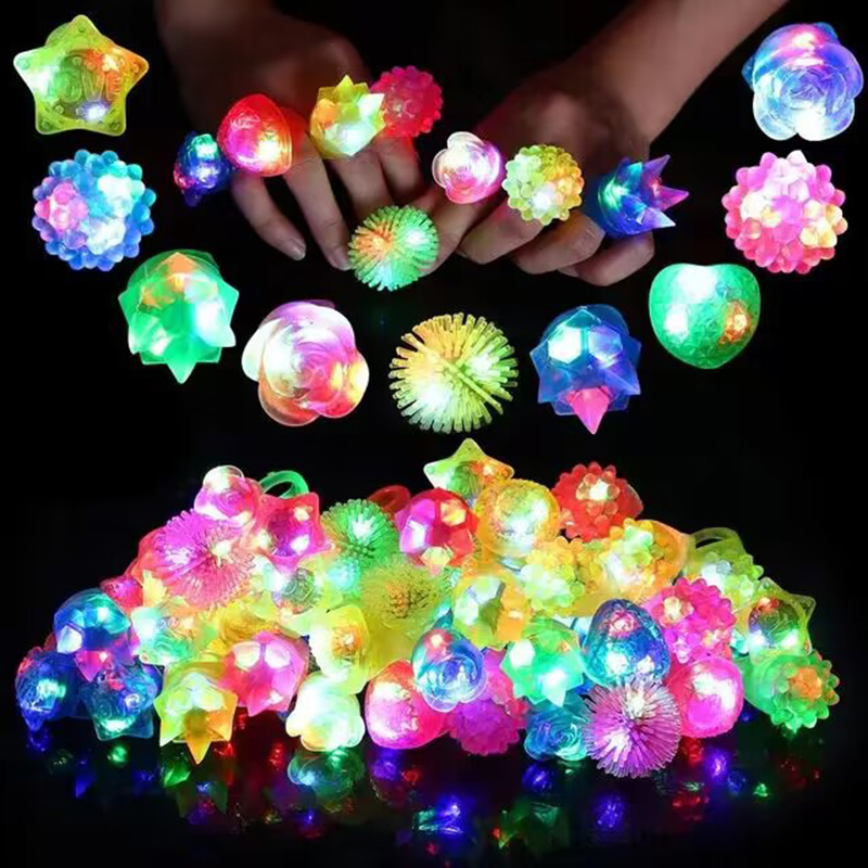 20/30/50pcs Glowing Rings LED  - Cotton Candy Cone 评论和价格
