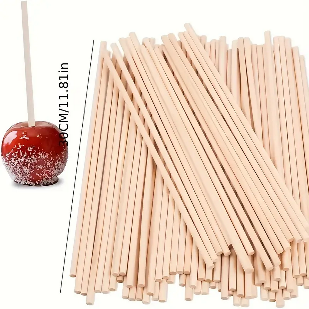 DIY Bamboo Sticks 50/100pcs Na - Cotton Candy Cone 评论和价格