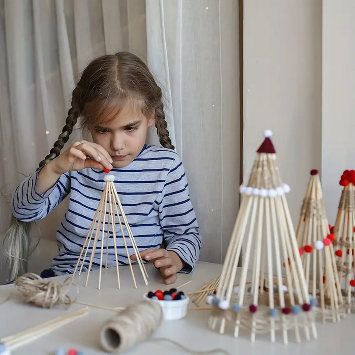 DIY Bamboo Sticks 50/100pcs Na - Cotton Candy Cone 评论和价格