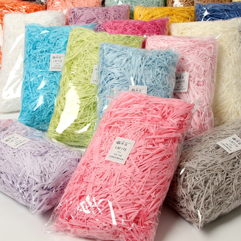 100g raffi Colorful Shredded C - Paper Straw Color 评论和价格