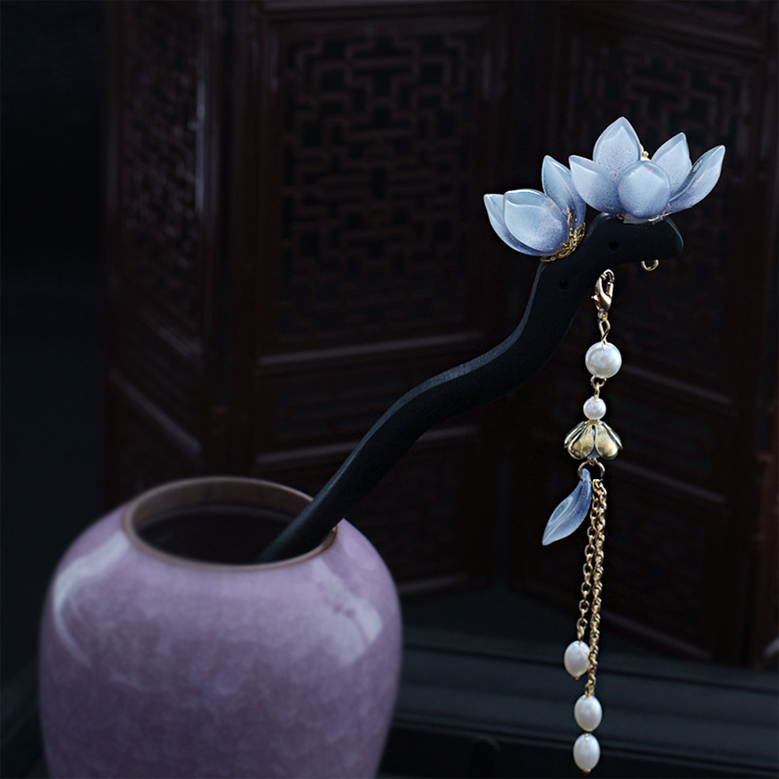 Blue Flower Hair Stick Vintage - Event Suppliers 评论和价格