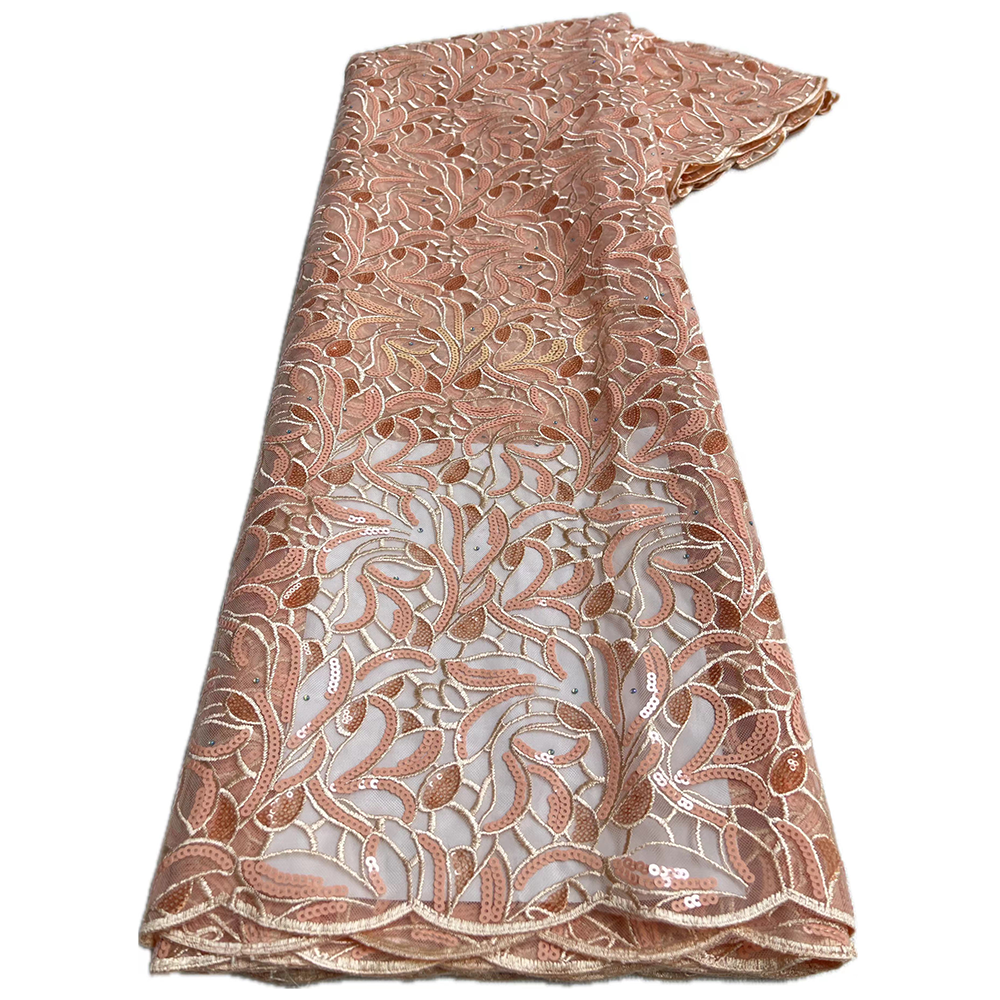 African Sequins Lace Fabric 20 - Glitter Tablecloth 评论和价格