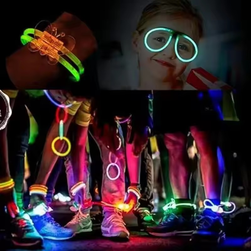 50/100Pcs Fluorescence Sticks  - Cotton Candy Cone 评论和价格