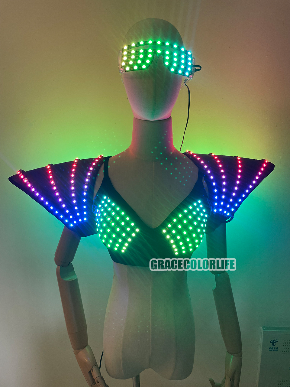 Cyberpunk Full-Color Laser LED - Event Party Dj 评论和价格