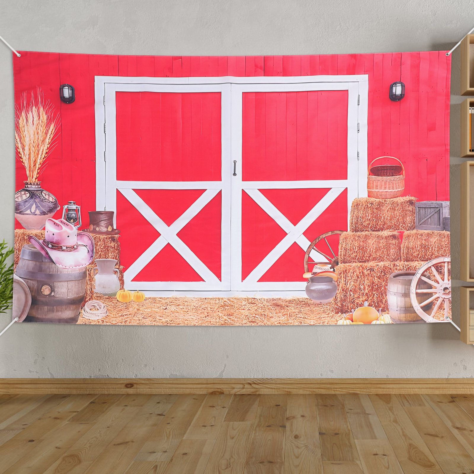 Barn Door Photography Backdrop - Dessert Table Backdrop 评论和价格