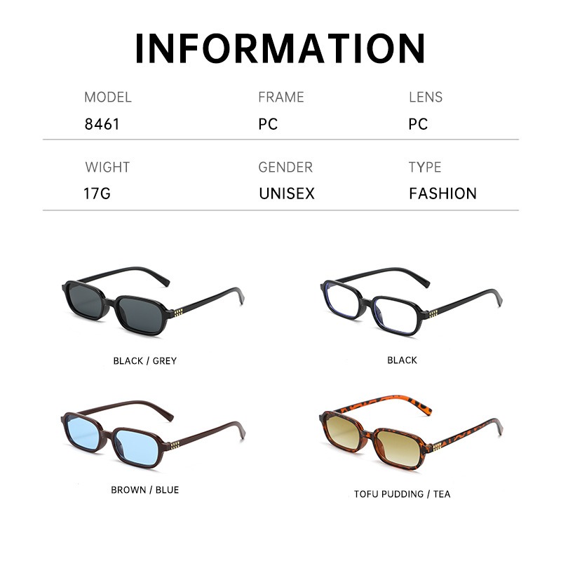 New Small Square Frame Sunglas - Photo Booth Frame 评论和价格