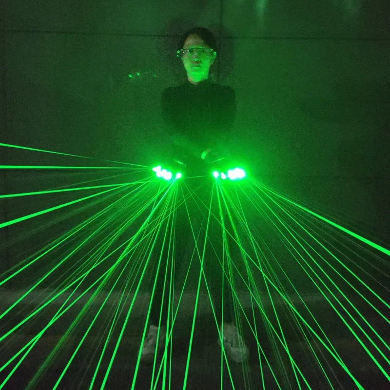 RGB Laser Gloves with 7 Laser  - Event Party Dj 评论和价格