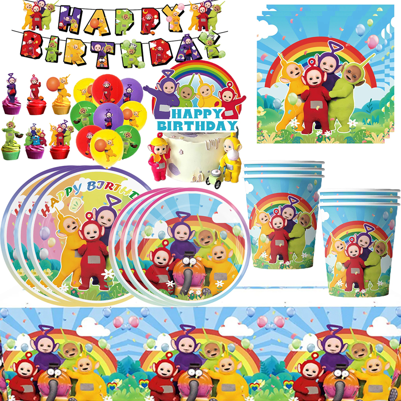 Teletubbies Birthday Party Dec - Table Cloth Disposable 评论和价格