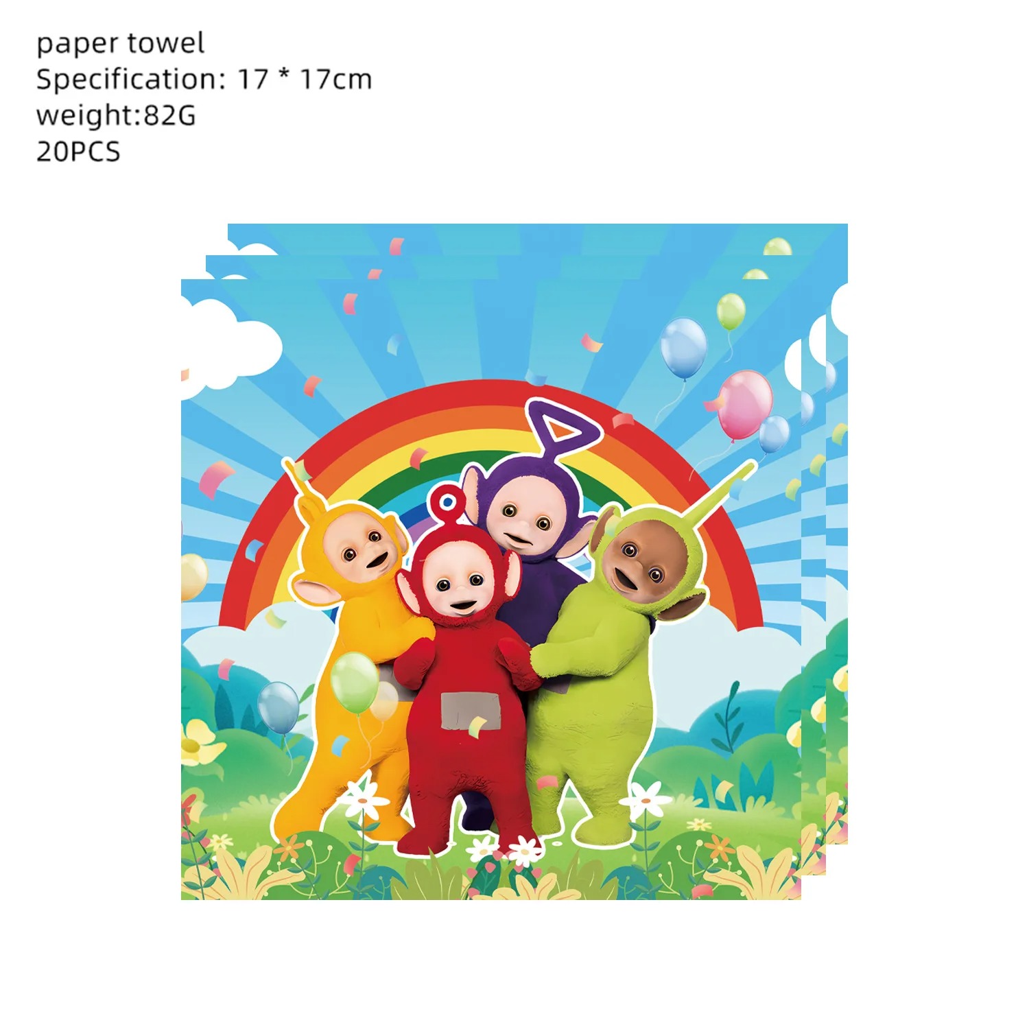 Teletubbies Birthday Party Dec - Table Cloth Disposable 评论和价格