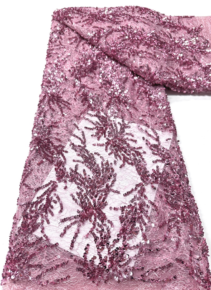 5 Yards African Net Lace Fabri - Glitter Tablecloth 评论和价格