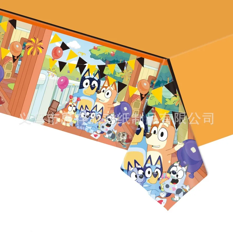 New Bluey Tablecloth Birthday  - Table Cloth Disposable 评论和价格