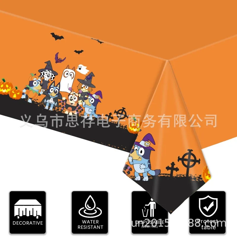 New Bluey Tablecloth Birthday  - Table Cloth Disposable 评论和价格