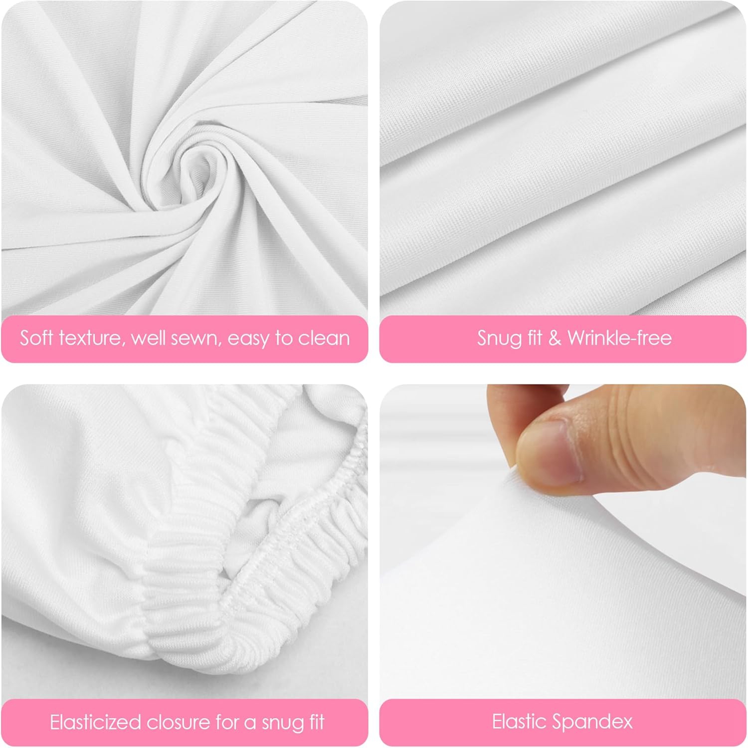 Yeele 1PCS/3PCS/5PCS White Cyl - Dessert Table Backdrop 评论和价格