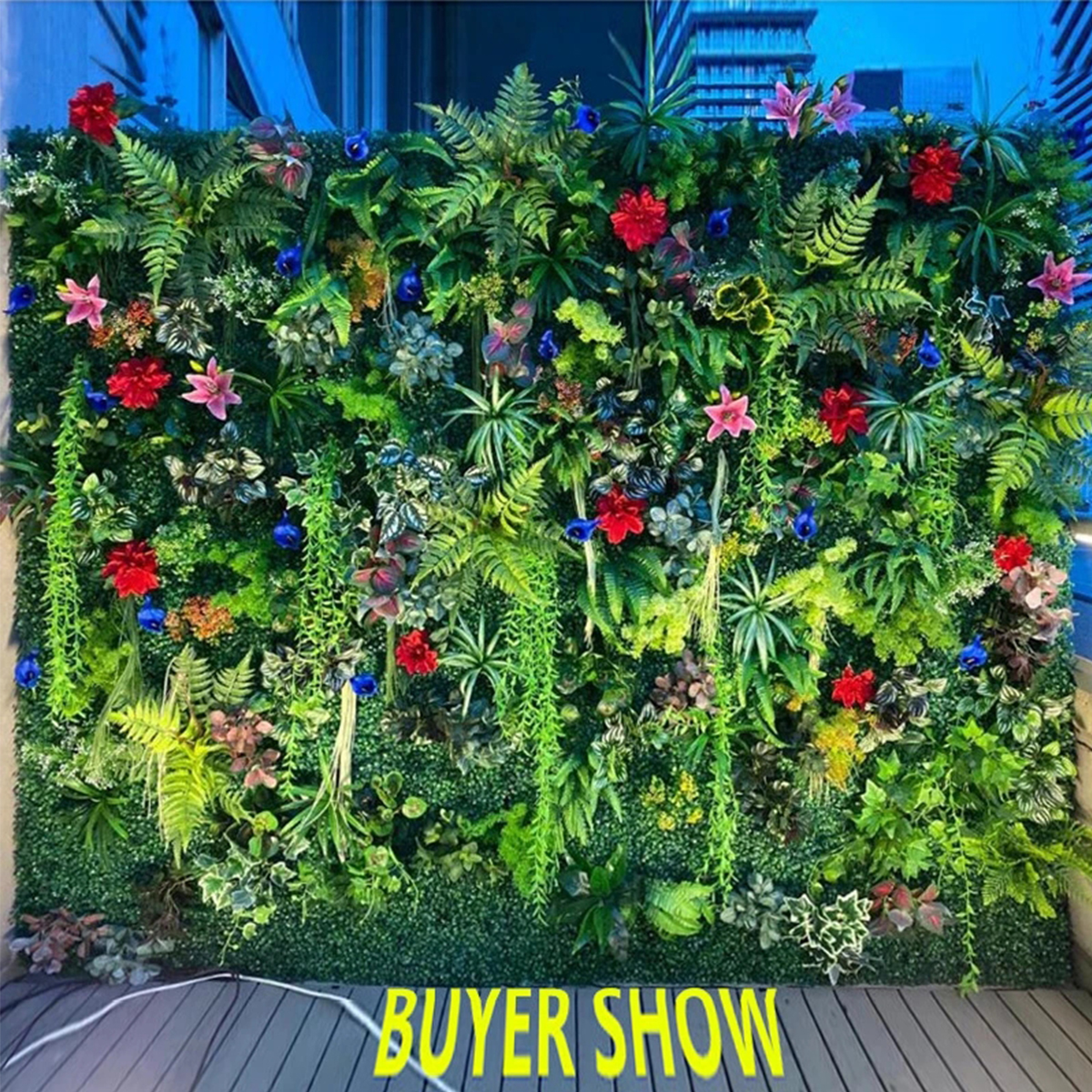 Artificial Plant Wall Reusable - Flower Wall Panel 评论和价格