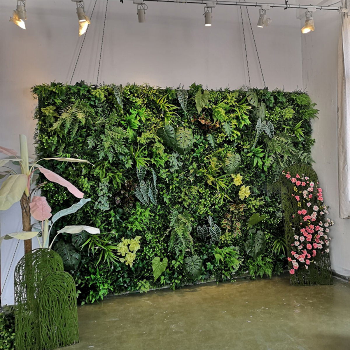 Artificial Plant Wall Reusable - Flower Wall Panel 评论和价格