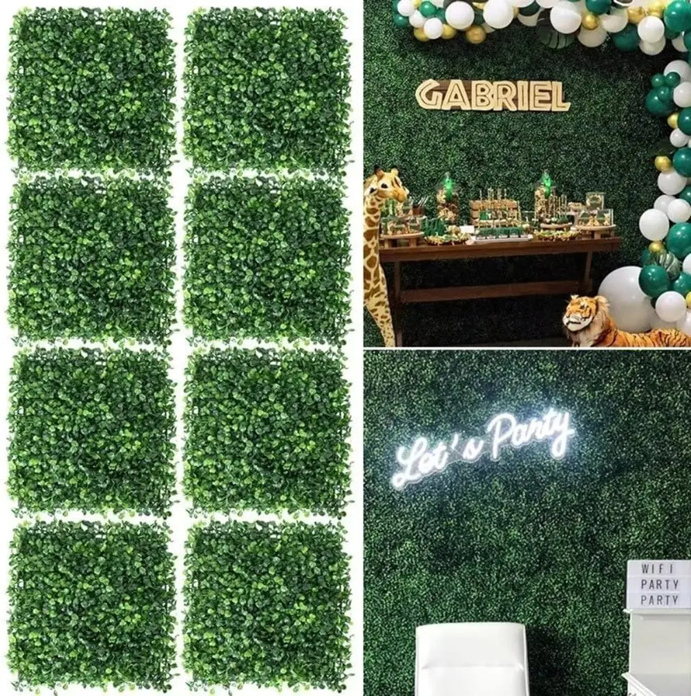 10 Pcs 25 CM Artificial Eucaly - Flower Wall Panel 评论和价格