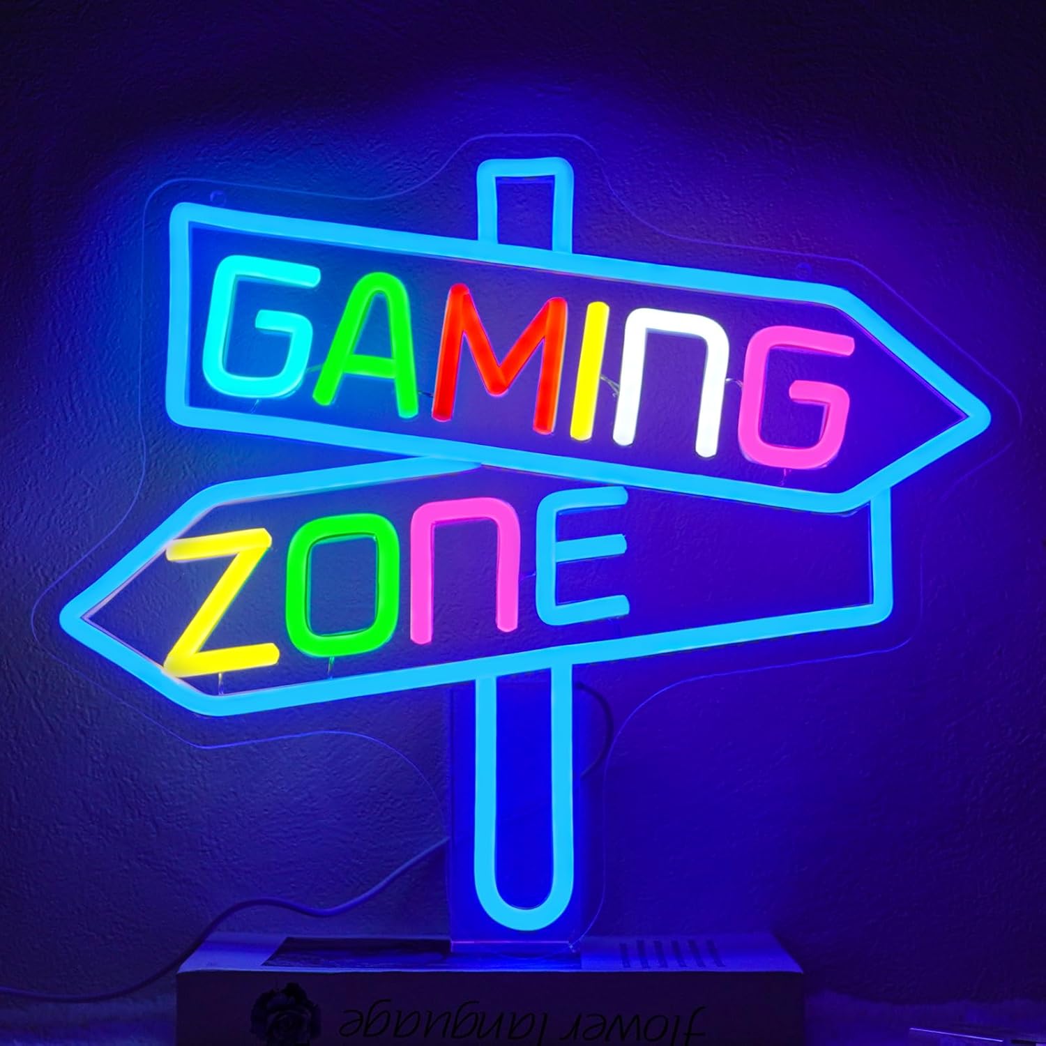 Gaming Zone Neon Sign USB LED  - Neon Sign Party 评论和价格