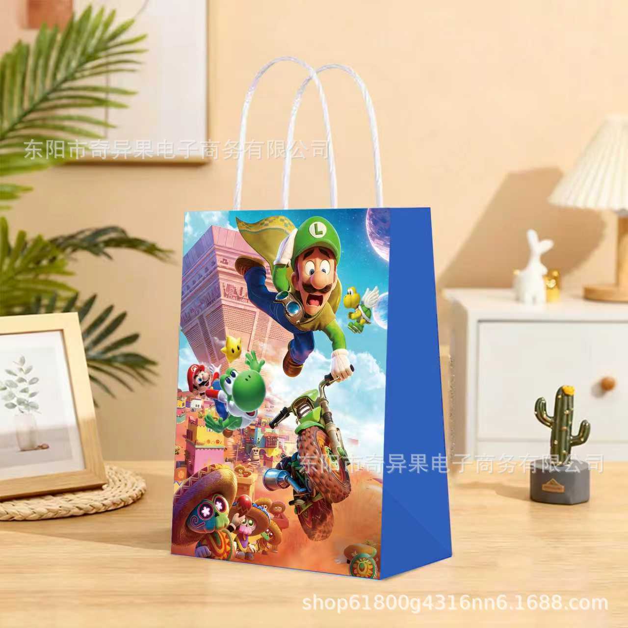 12/16pcs New Super Mario birth - Party Favor Bag 评论和价格