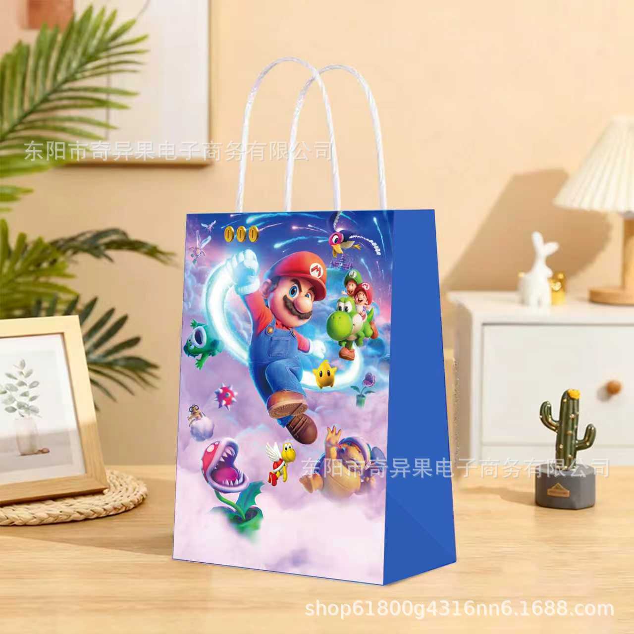 12/16pcs New Super Mario birth - Party Favor Bag 评论和价格