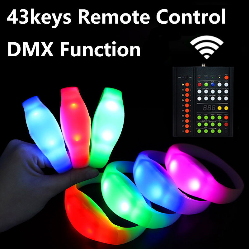 DMX Luminous Wristband Led Sil - Event Party Dj 评论和价格