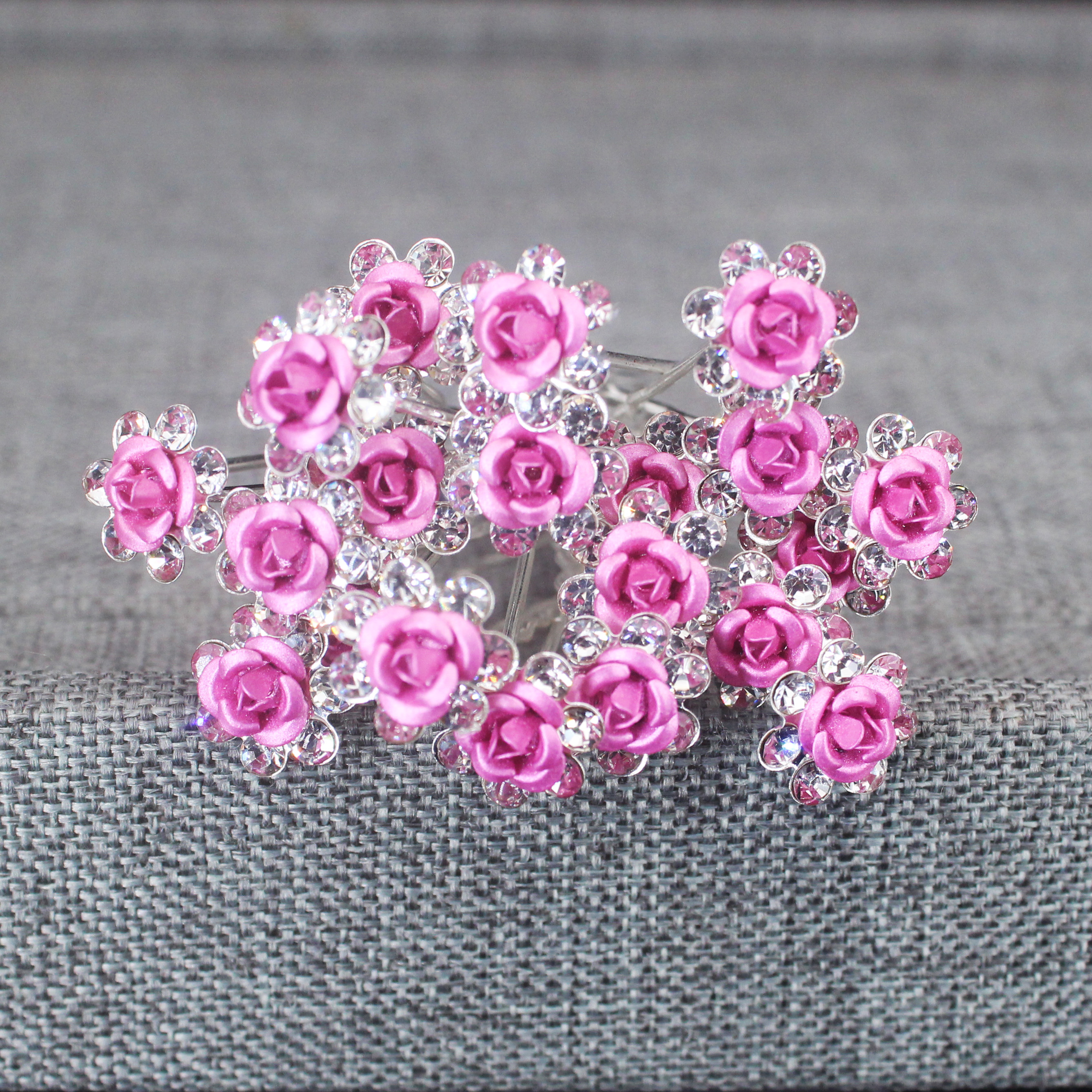 20PCS Rose Flower Rhinestone H - Event Suppliers 评论和价格