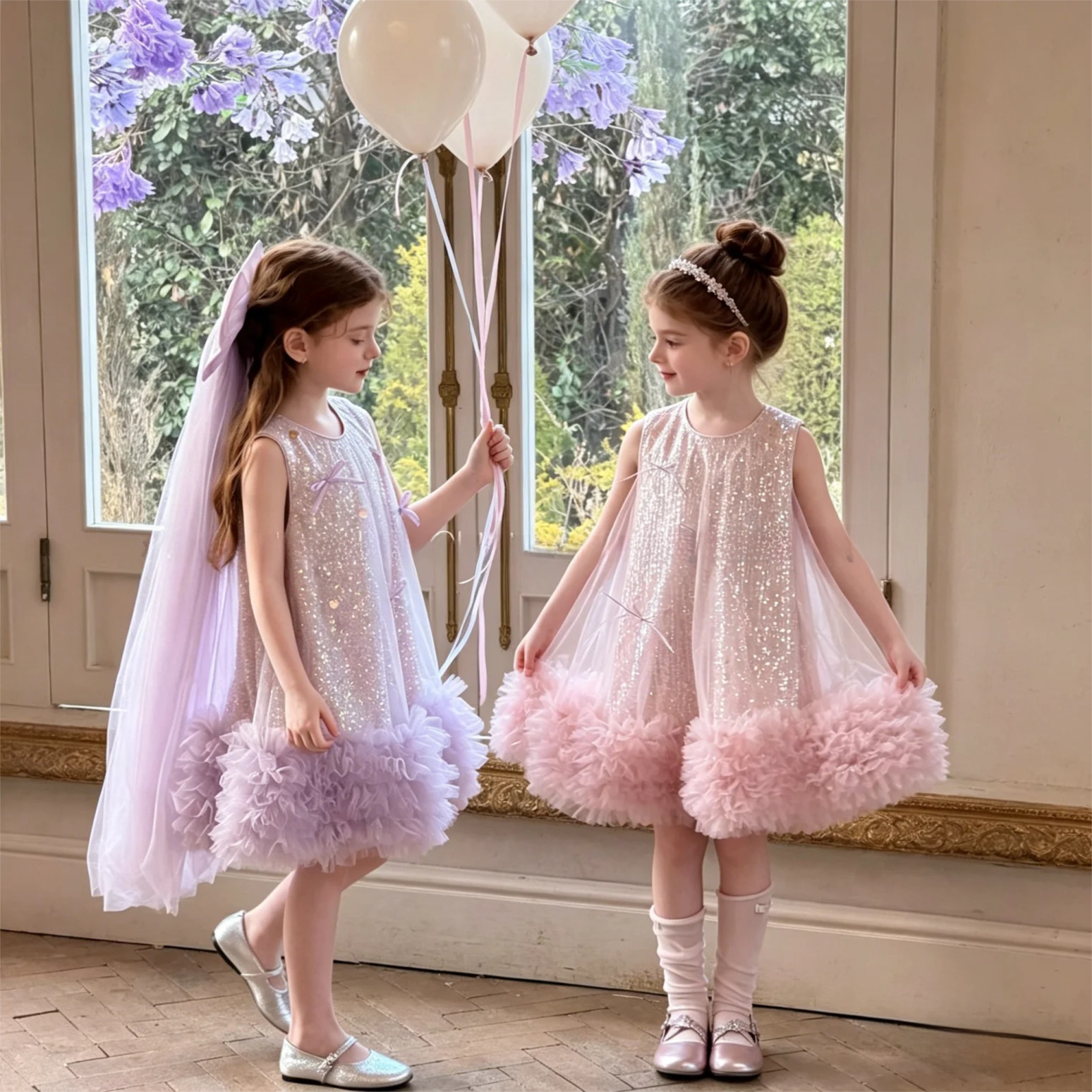 Toddler Girls Sparkly Tulle Tu - Glitter Tablecloth 评论和价格