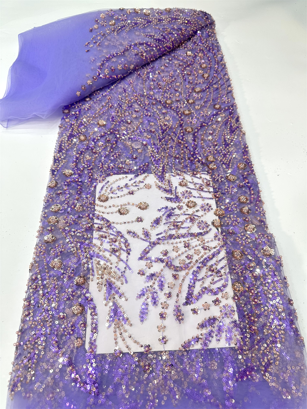 African Luxury French Beaded L - Glitter Tablecloth 评论和价格